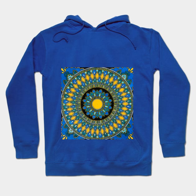 Ornate Mandala Hoodie by ink.by.shweta